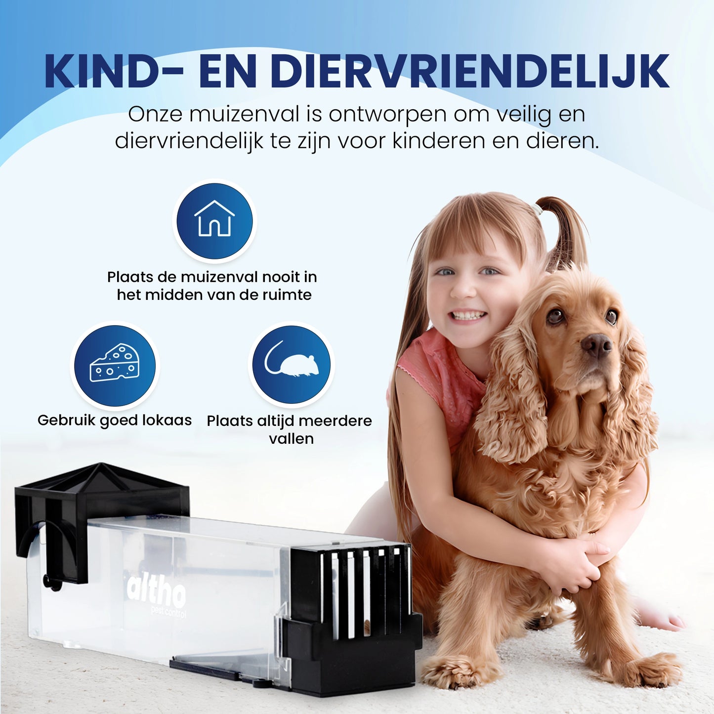 Altho Diervriendelijke Muizenvallen Kind- en Diervriendelijk