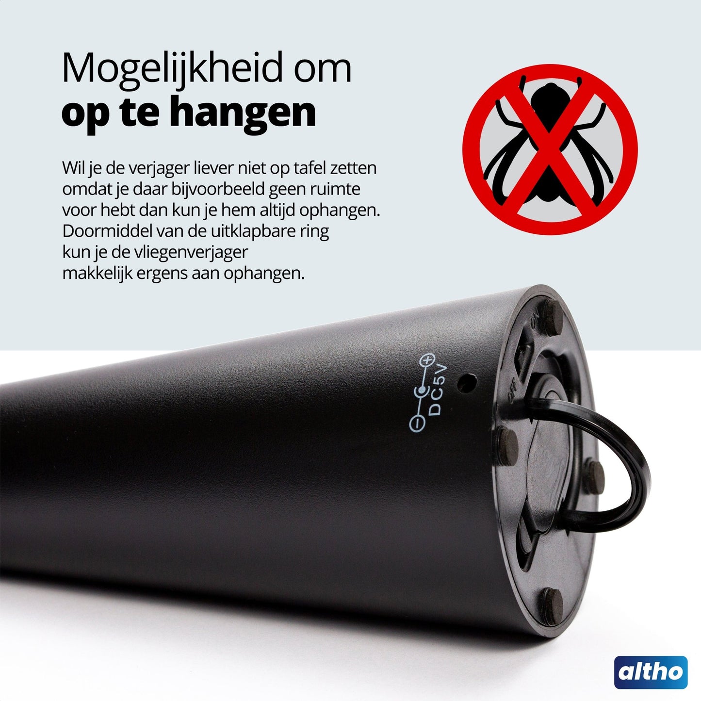 Altho Vliegenverjager voor op tafel 2 stuks, mogelijkheid om op te hangen.