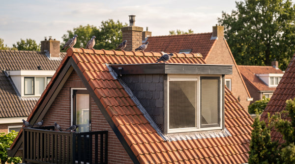 Hoe voorkom je dat duiven onder je dakkapel nestelen?