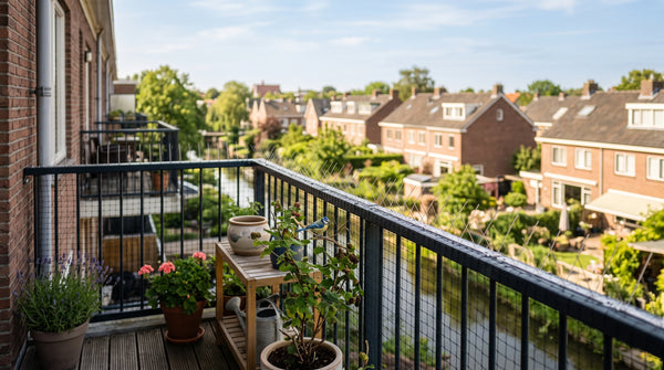 Hoe maak je balkonrail vogelwering zonder uitzichtverlies?