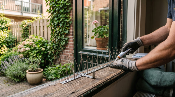 Hoe installeer je een vogelspansysteem op vensterbank