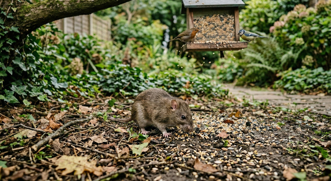 Hoe voorkom dat ratten bij vogelvoederplaatsen in de winter