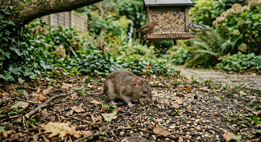 Hoe voorkom dat ratten bij vogelvoederplaatsen in de winter