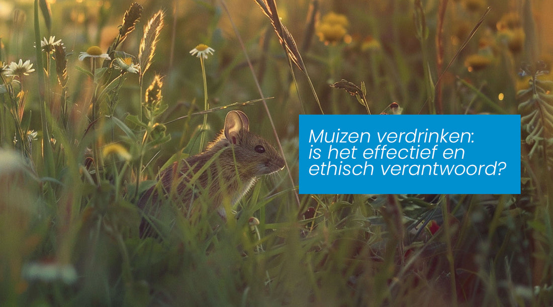 Muizen verdrinken: is het effectief en ethisch verantwoord?
