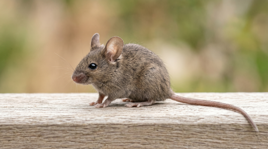 Huismuis met lange staart en grote oren — herken het verschil met de veldmuis