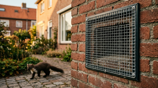 Welke maaswijdte houdt jonge marters uit kieren en gaten?