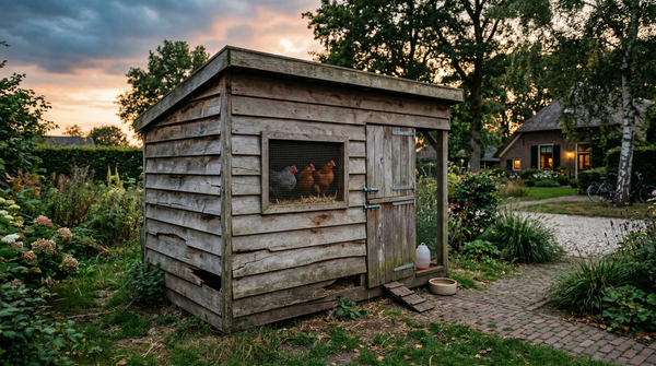 Kippenhok marterbestendig maken met gaas
