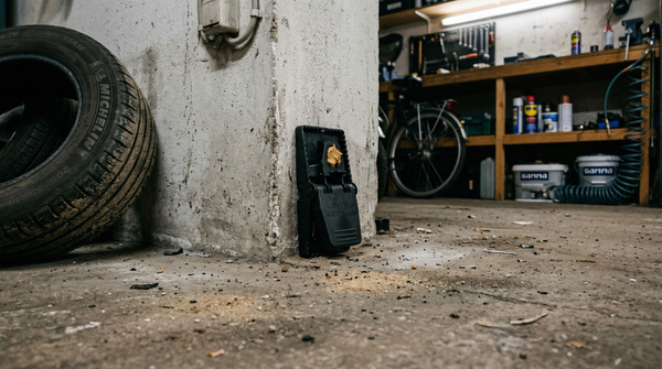 Beste plek voor rattenklemmen in de garage