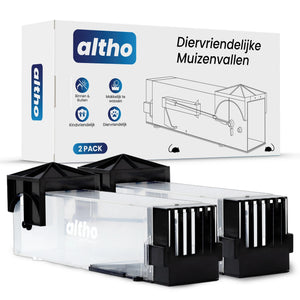 Altho Diervriendelijke Muizenval - 2 stuks