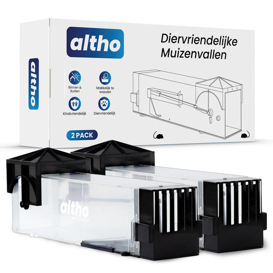 Altho Diervriendelijke Muizenval - 2 stuks