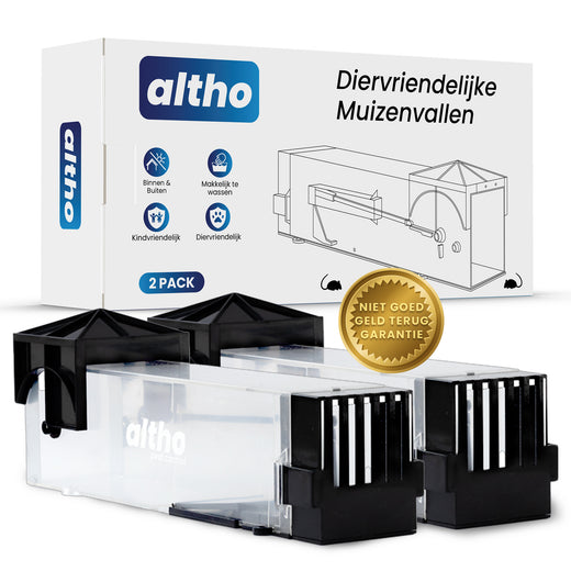 Altho Diervriendelijke Muizenval - 2 stuks